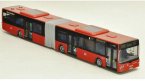 Red 1:87 Scale Rietze Man Lions Articulated City Bus Model