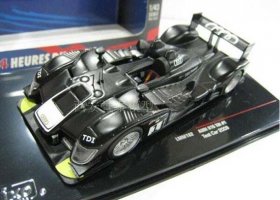 1:43 Scale Black IXO Diecast Audi R15 TD1 Model