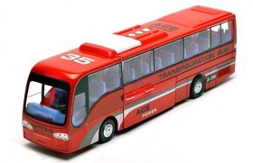 Kids Red / Blue / White Transformers Coach Bus Toy