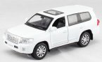 1:32 Kids Blue / White / Black Diecast Toyota Land Cruiser Toy