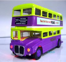 Pull-back Kids Alloy Made London Double Decker Bus Toy