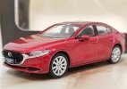 1:43 Scale Red Diecast 2020 Mazda 3 Axela Sedan Model