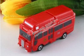 BANDAI Kids Folding Red-White London Bus Toy
