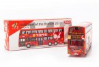 Red Kids Diecast Hong Kong KMB B9TL Double Decker Bus Toy