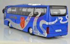 Kids Large Scale White / Blue Electric Tour Bus Toy