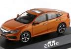 1:43 Scale White / Blue / Orange Diecast Honda CIVIC Model