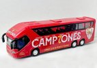 Sevilla F.C. Painting Red Kids Diecast Coach Bus Toy