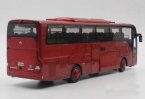 Wine Red 1:43 Scale Die-Cast YuTong ZK6122HD9 Bus Model
