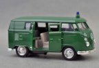Green 1:36 Scale Kids Welly Police Diecast 1962 VW Bus Toy