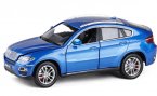 Blue / Red 1:26 Scale Diecast BMW X6 SUV Model