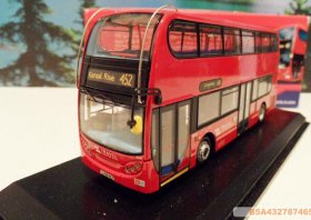 1:76 Scale Red Alloy Made London Double Decker Bus Model