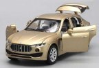 Golden / Red / White / Blue Kids Diecast Maserati Levante Toy