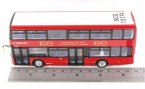Red 1:76 Scale CMNL Scania Souvenir Edition Double-Deck Bus