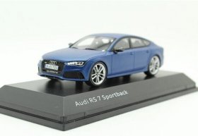 Blue / Gray 1:43 Scale Diecast Audi RS7 Sportback Model