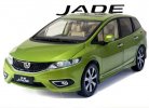 Green / Red 1:18 Scale Diecast Honda Jade Model