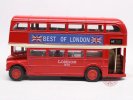 Pull-Back Function Kids Red Die-Cast London Double-decker Bus