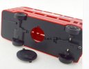 Red Plastics Saving Box London Double Decker Bus Toy