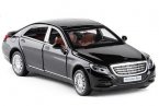 1:32 Black / Silver / Blue Diecast Mercedes-Benz S600 Car Toy