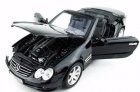 1:18 Scale Silver / Black Mercedes-Benz SL500 Car Model