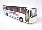 White Kids Airport Theme Tour Bus Toy