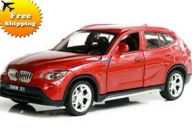 Kids 1:28 Scale Pull-Back Functions Diecast BMW X1 SUV Toy