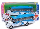 Kids Blue / Yellow Big Nose Doraemon School Bus Toy