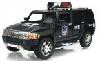 Kids 1:24 Scale White / Black Police Diecast Hummer H3 Toy
