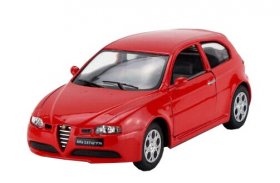 Kids White / Blue / Black / Red Diecast Alfa Romeo 147 GTA Toy