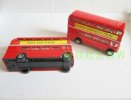 Medium Size Kids Red London Double Decker Bus Toy