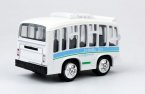 Kids White / Blue / Yellow Mini Scale Die-Cast City Bus Toy