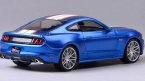 Blue 1:24 Scale Maisto Diecast 2015 Ford Mustang GT Model