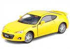 White / Blue / Yellow Kids 1:32 Scale Diecast Subaru BRZ Toy