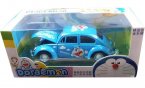 Kids Blue 1:38 Scale Doraemon Diecast VW Beetle Toy