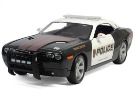 1:18 Scale Black Maisto Police Diecast Dodge Challenger Model