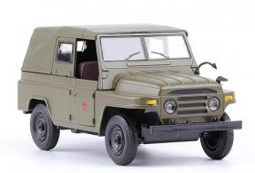 Kids 1:24 Scale Army Green Diecast Army Theme Jeep Toy