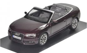 Brown 1:43 Scale Diecast Audi A5 Cabriolet Model