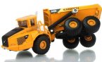 Kids Bright Yellow 1:87 Scale Die-Cast Dump Tip Truck Toy