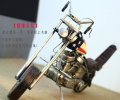 Handmade Large Scale Tinplate Vintage Harley Davidson Model
