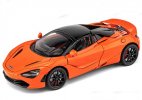 Black / White / Orange / Yellow 1:24 Diecast McLaren 720S Model