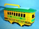 Green Mini Scale Tinplate Vintage Tram Model