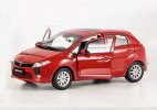 Red 1:18 Scale Diecast 2011 Geely Englon SC5-RV Model