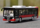 1:87 Scale Silver / White Plastic Iveco Ubranway City Bus Model