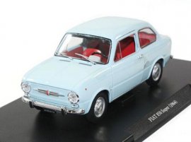 1:24 Scale Blue Whitebox Diecast 1964 Fiat 850 Super Model