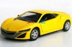 Kids 1:32 Yellow / Red / Green / Pink Diecast Acura NSX Concept