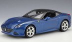 Blue / Red Bburago 1:18 Diecast Ferrari California T Model