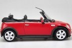 1:18 Scale Red / Dark Green Welly Diecast Mini Cooper S Model