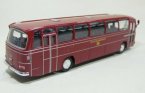 Red Plastic SCHUCO Mercedes-Benz Singledecker Bus Model