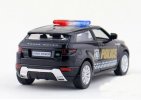 Black Kids 1:36 Police Diecast Land Rover Range Rover Evoque Toy