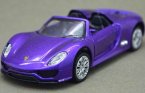 Pink / Purple 1:43 Scale Kids Diecast Porsche 918 Toy