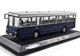 Blue-White 1:72 Scale Atlas Die-Cast IKARUS 415 1987 Bus Model